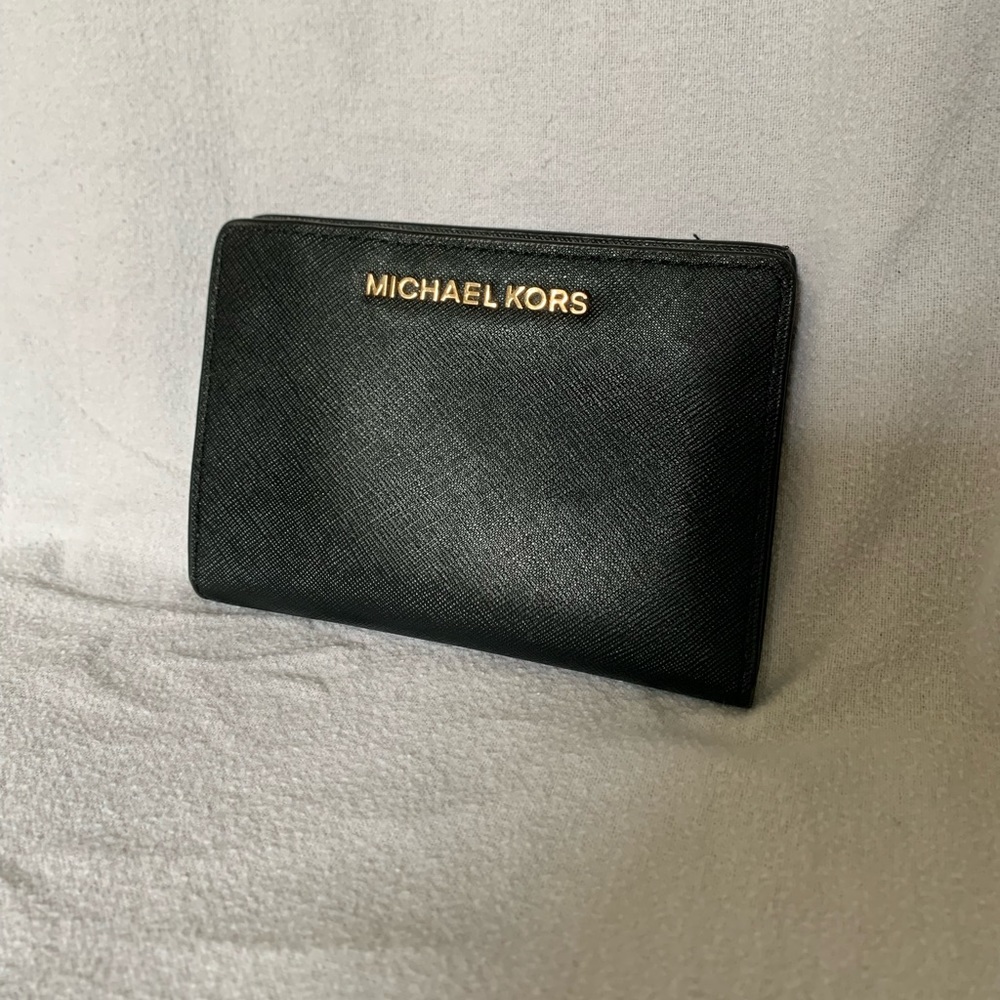 Small Michael Kors Wallet Black